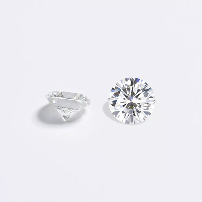 Ukuran Besar Bulat Berkilau Potong 6+cts Sebagai Lab Tumbuh Dibuat CVD White Diamond IGI Sertifikasi Potongan Ideal