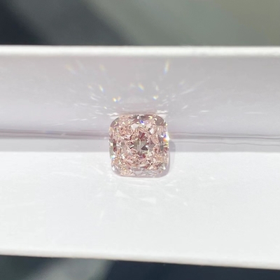 Bantalan Brilliant Cut 2.0ct-2.5ct CVD Lab Grown Pink Diamonds Bersertifikat IGI