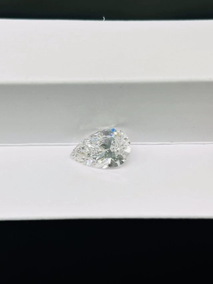 Lab Sintetis Berbentuk Buah Pir Membuat Kelas Kejelasan VS1 Berlian Putih