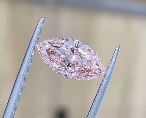 2.54ct CVD Lab dewasa Pink Berlian Marquise Brilliant Cut Sertifikat