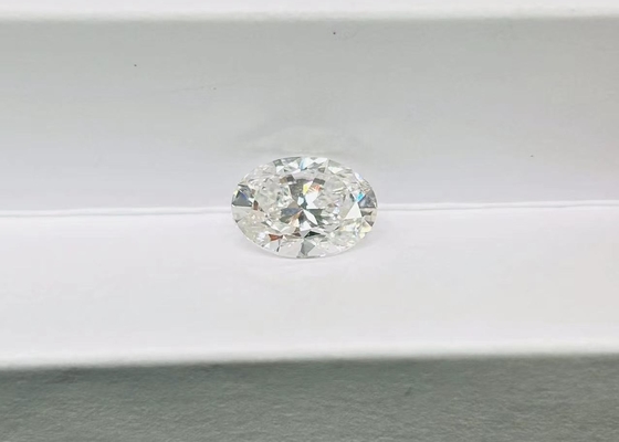2.1ct Bentuk Oval Laboratorium Tumbuh CVD Berlian IGI Bersertifikat G VVS 2EX