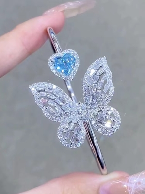 Perhiasan Berlian Kupu-kupu Perhiasan Earring Kalung