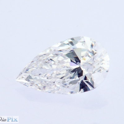 1.1ct Bentuk Pear IGI Laboratorium Bersertifikat Tumbuh CVD Tidak Diobati Berlian Putih D VS1