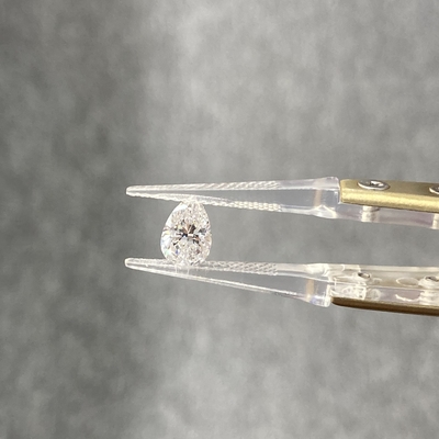 1.02ct G VVS1 Pear Cut CVD Laboratorium Dibuat Berlian Putih untuk Produksi Perhiasan