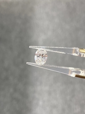 Bentuk Oval Laboratorium Tumbuh CVD White Diamond 3.4ct Dengan Sertifikat IGI