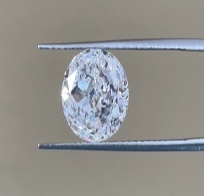 Diamonds CVD Pear Cut 1-25ct DEFG VS IGI Laboratory Certified Diamonds Putih