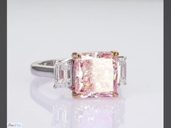 Cincin pertunangan cincin pernikahan cincin berlian cincin laboratorium dibuat berlian berwarna kalung telinga