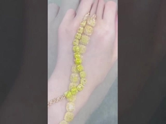 Gelang Tenis Berlian Berlian Kultivasi Berlian Kuning Berlian Perhiasan Bantal Bentuk Berlian