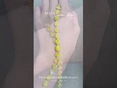 Laboratorium Gelang Berlian Dibuat Berlian Berwarna Laboratorium Perhiasan Berlian Perhiasan Pir Kuning Produksi