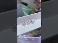 Hati Pink Berlian Budidaya Berlian Lab Tumbuh Berlian Kalung Cincin Pendant