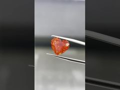 9CT Laboratorium Jantung Berlian Tumbuh IGI Berlian Bersertifikat Laboratorium Dibuat Berlian Merah CVD